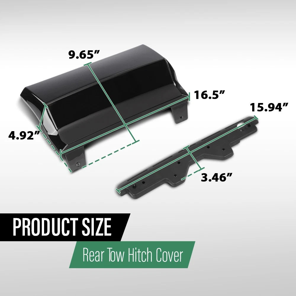 Rear Bumper Trailer Hitch Cover Kit for Chevrolet Tahoe Suburban (2015–2020)