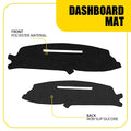 Anti-Slip Dashmat for Chevrolet GMC (Black, 2000–2023)