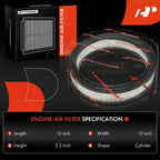 Engine Air Filter for Chevy Malibu, Impala, Camaro, Buick Regal (2000-2023)