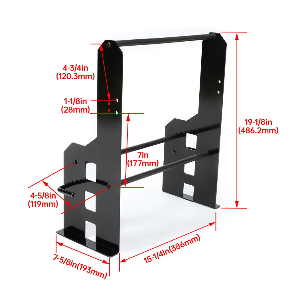 Luggage Trunk Wall Mount Storage Rack for Harley Davidson Touring (2014–2023)