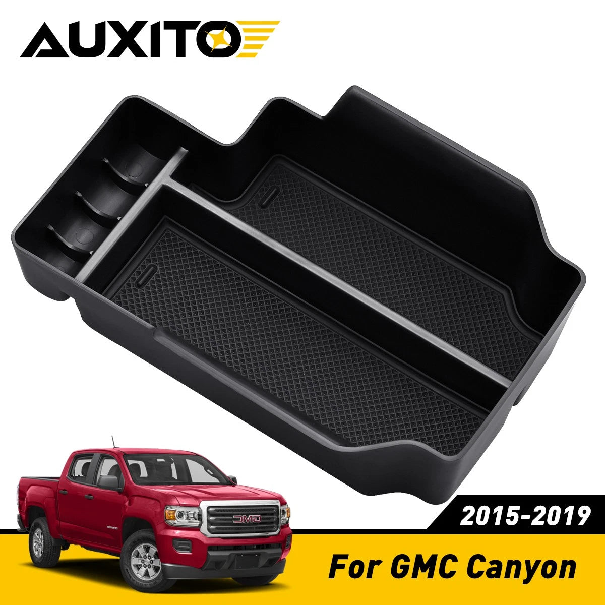 Center Storage Console Box Insert Organizer for GMC Canyon (2015–2019)