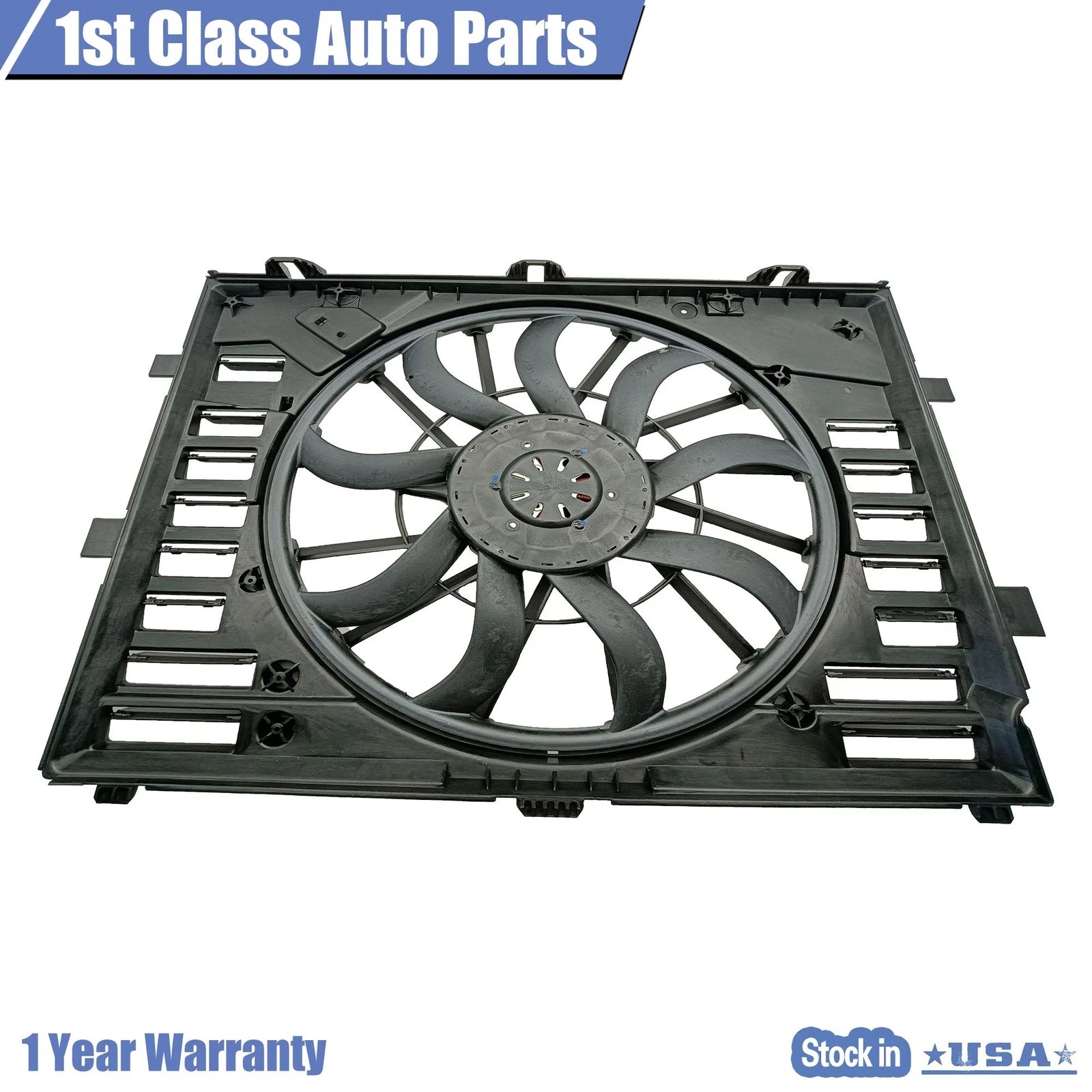 Radiator Cooling Fan Assembly for Porsche Cayenne (2011–2018) 95810606112