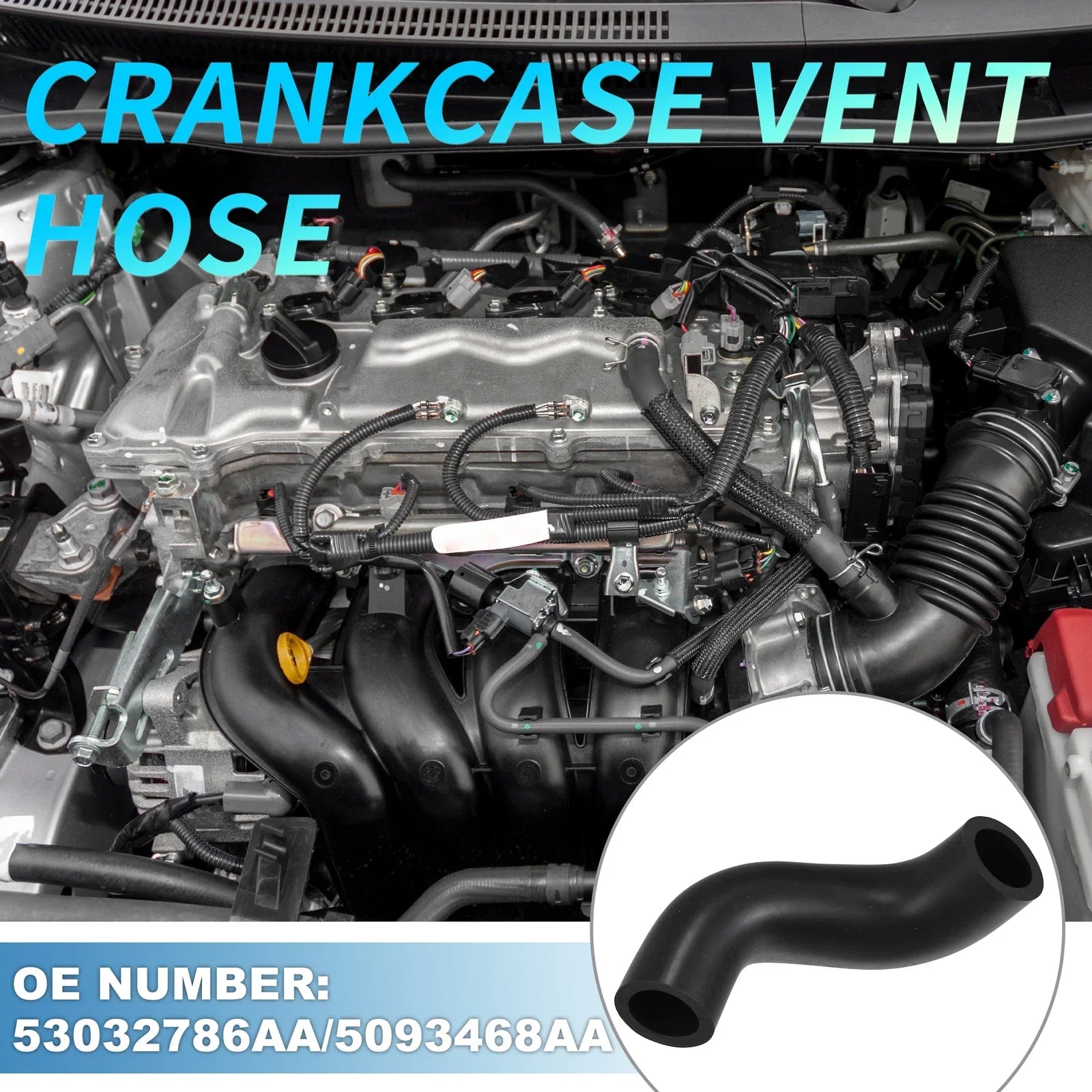 Crank Case Vent Hose for Dodge Ram 1500 2500 3500 5.7L (2010-2023)