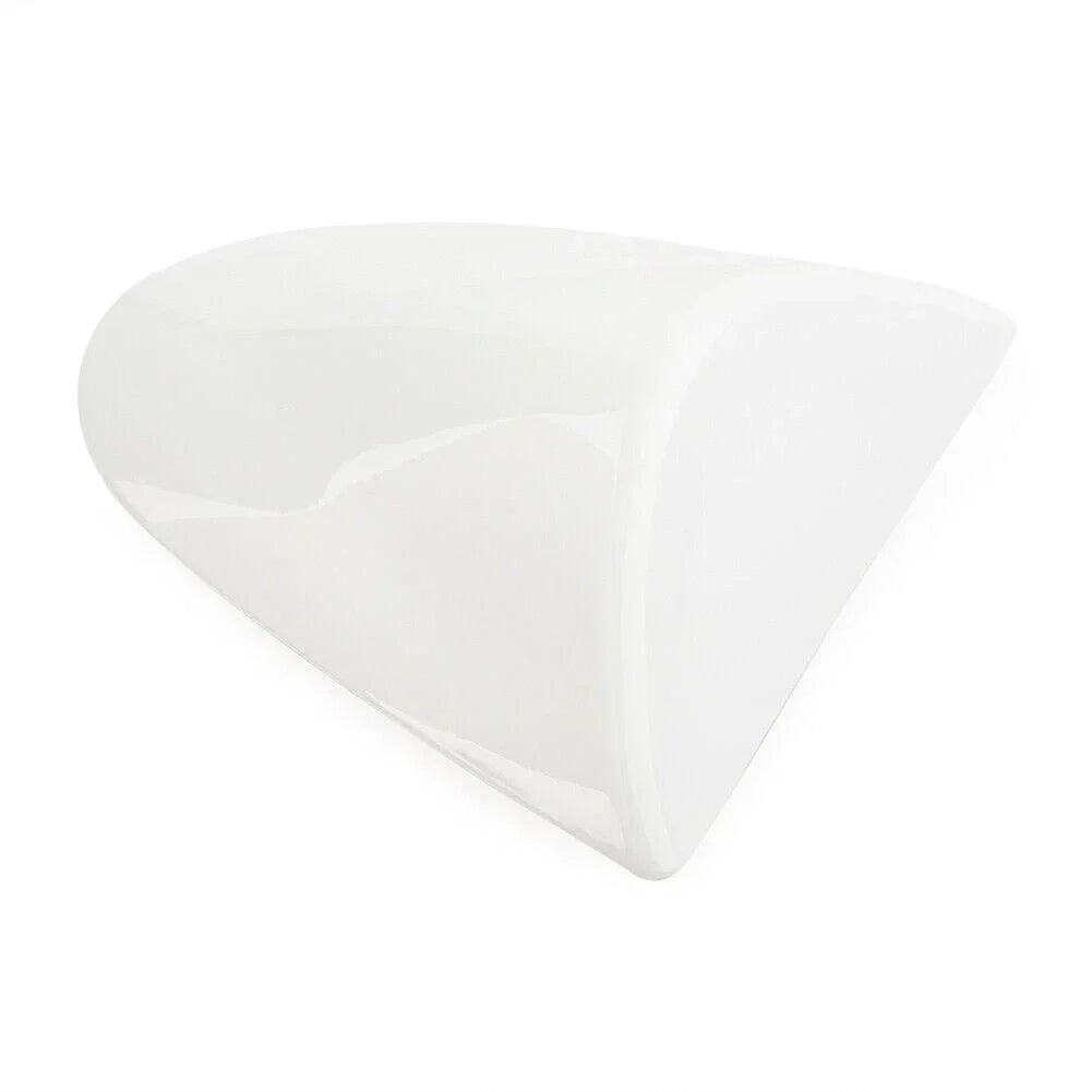 White Moto Rear Seat Cover for Kawasaki Ninja ZX6R (2005-2006)