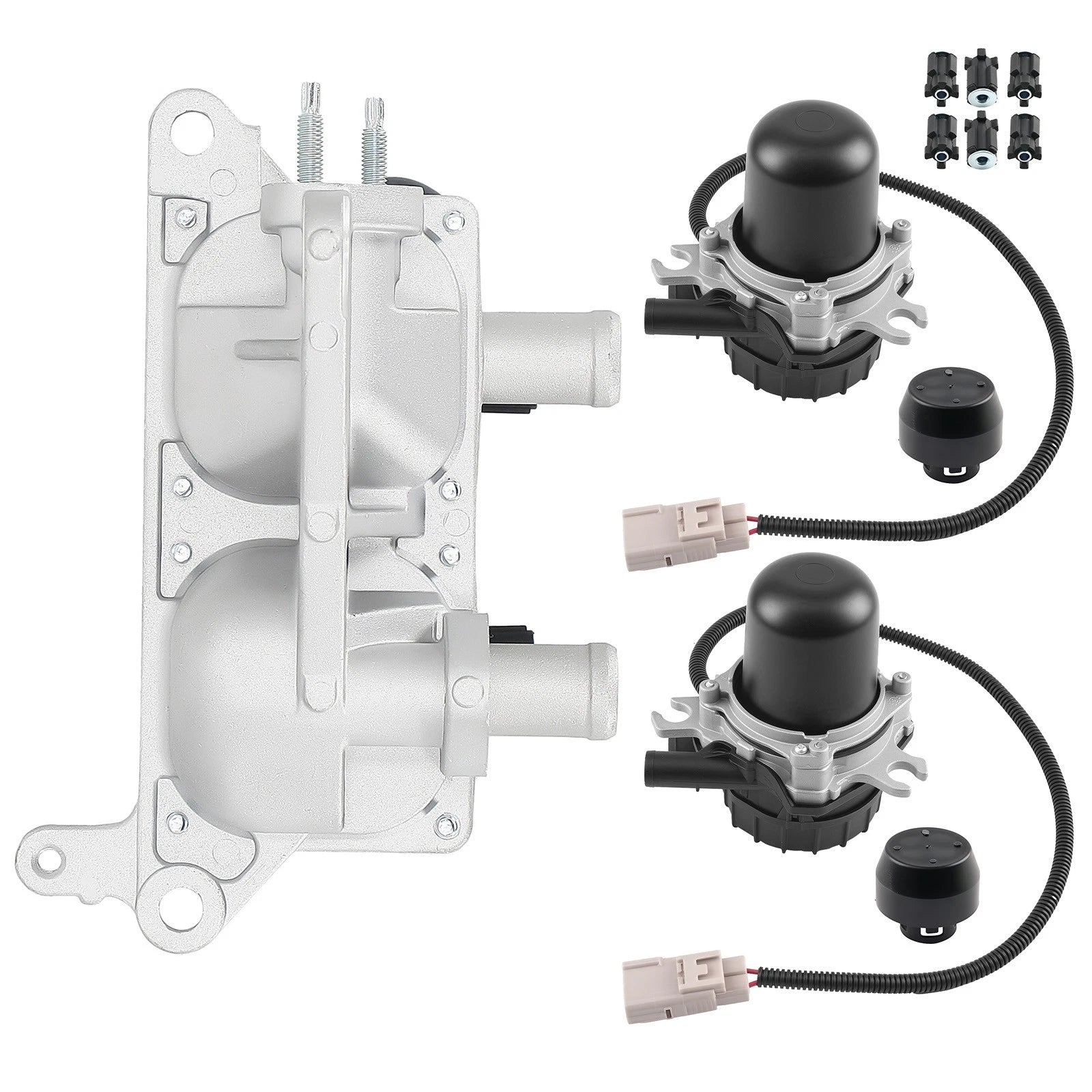 2X Secondary Injection Air Pump & 1X Air Injection Valve for Toyota Tundra