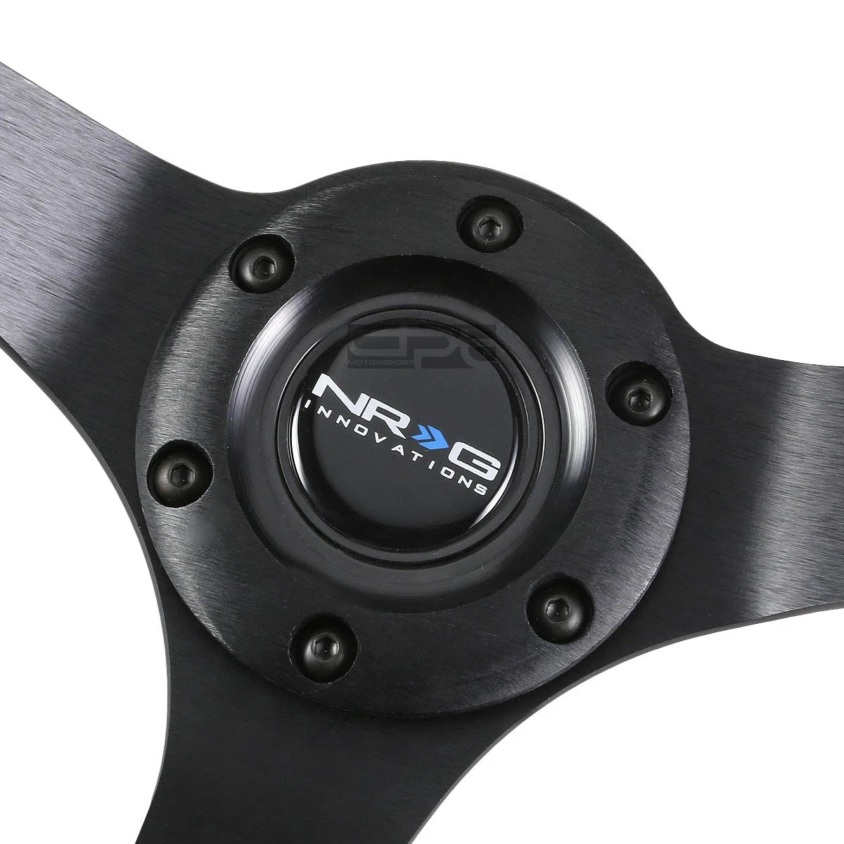 NRG RST-036BSB-BK 35CM Deep Dish Anodized Aluminum Wooden Steering Wheel