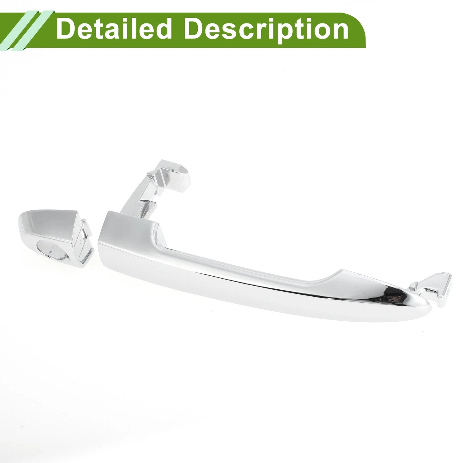 Exterior Door Handle for Hyundai Kia (No. 826501D010) Front Left Silver Tone
