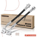 2X Rear Outer Brake Hydraulic Hose for Chevy Cobalt Pontiac Saturn (2005–2010)