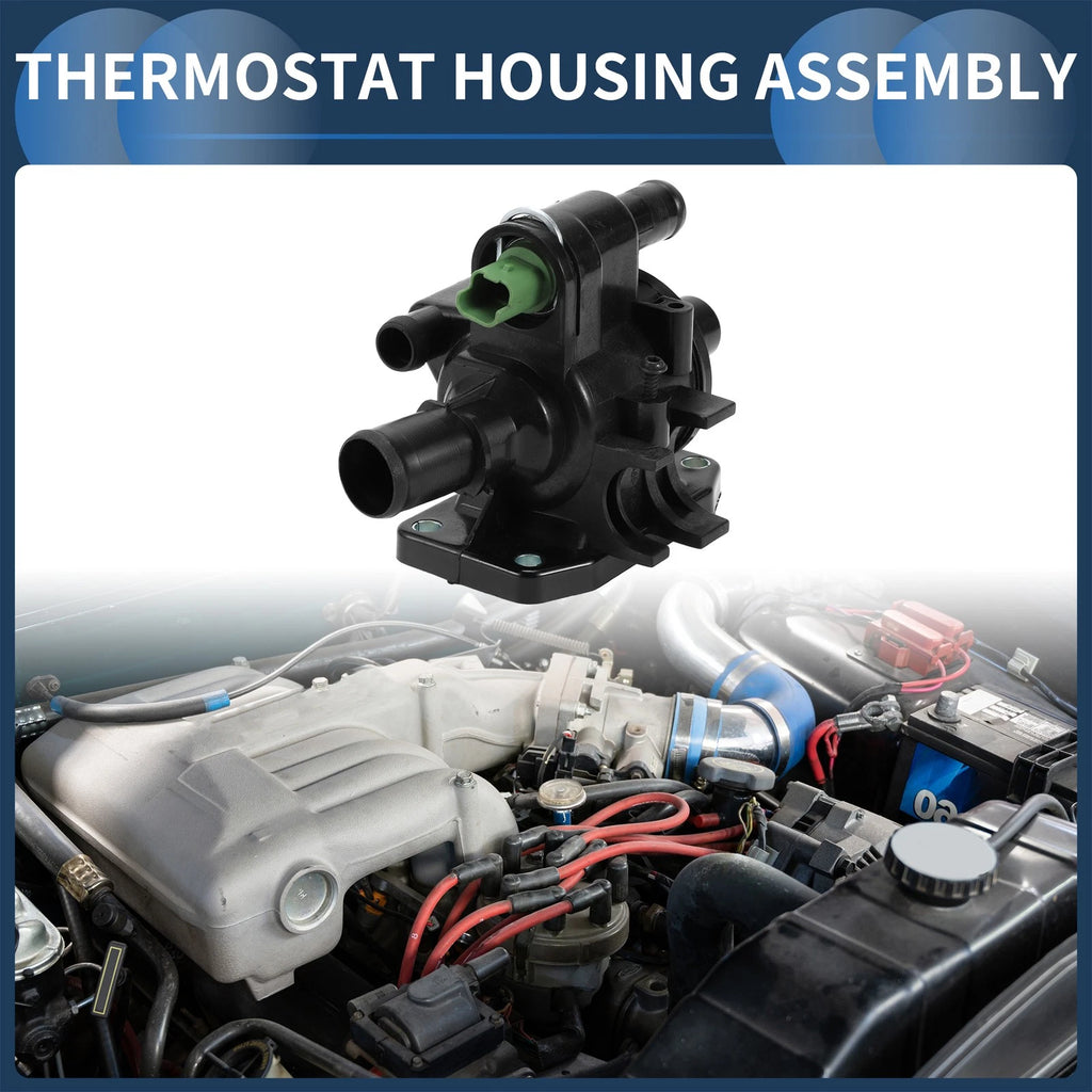 Engine Coolant Thermostat Housing Assembly for Ford Focus MK2, Fusion, Fiesta MK6
