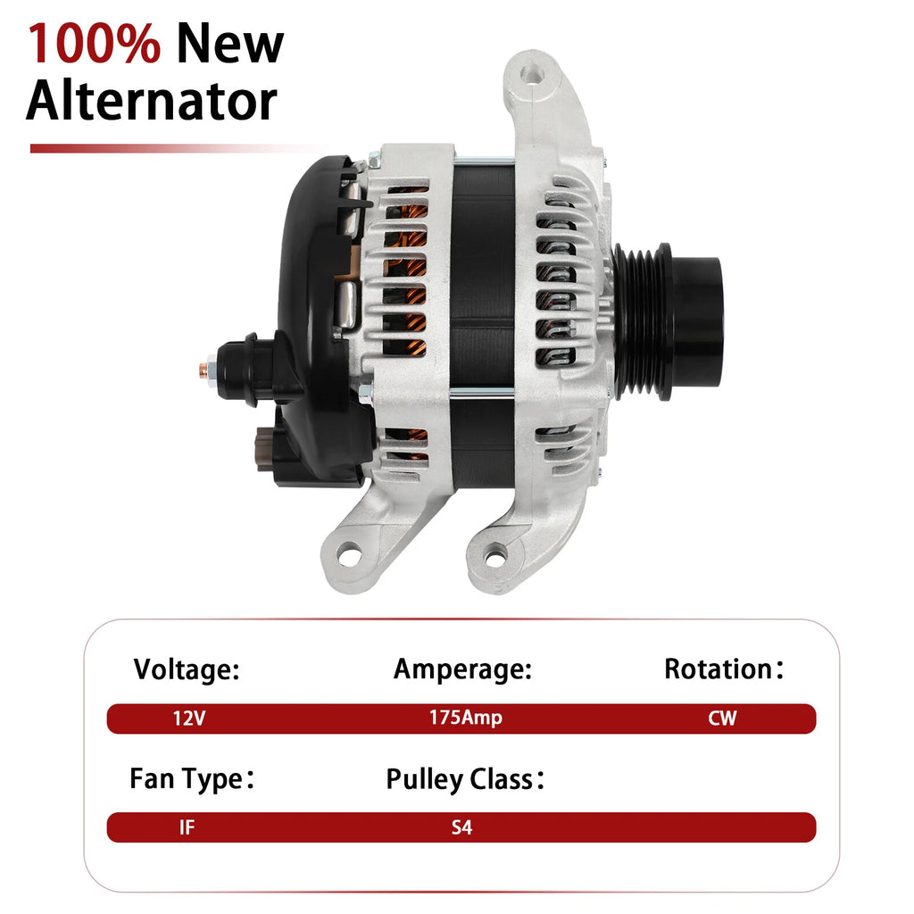 Alternator 175A for Ford Fusion 2017–2020, Lincoln MKC 2015–2019