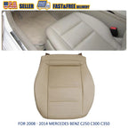 Driver Bottom Seat Cover for Mercedes Benz C250 C300 C350 (2008–2014) Ivory EXV