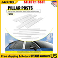 Stainless Steel Chrome Window Pillar Covers for Toyota RAV4 (2019–2025)