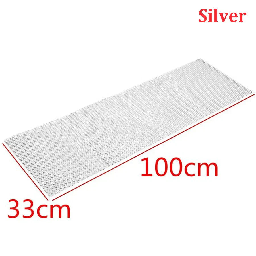 Silver Aluminium Racing Grille Mesh Vent for Universal Car 100x33cm