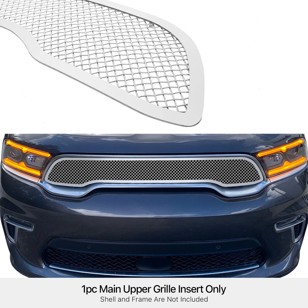 Stainless Chrome Mesh Grille Insert for Dodge Durango (2021-2024)