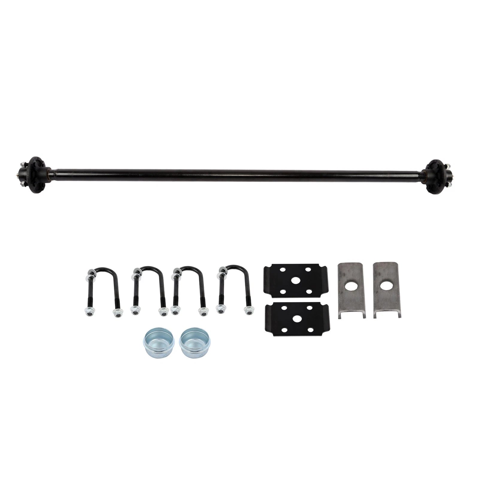 2000lbs Trailer Axle for 4 Lug (49" 52" 56.5" 61")