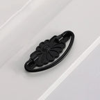 10X Black Vintage Door Pull Handle Knob Zinc Alloy for Cabinets