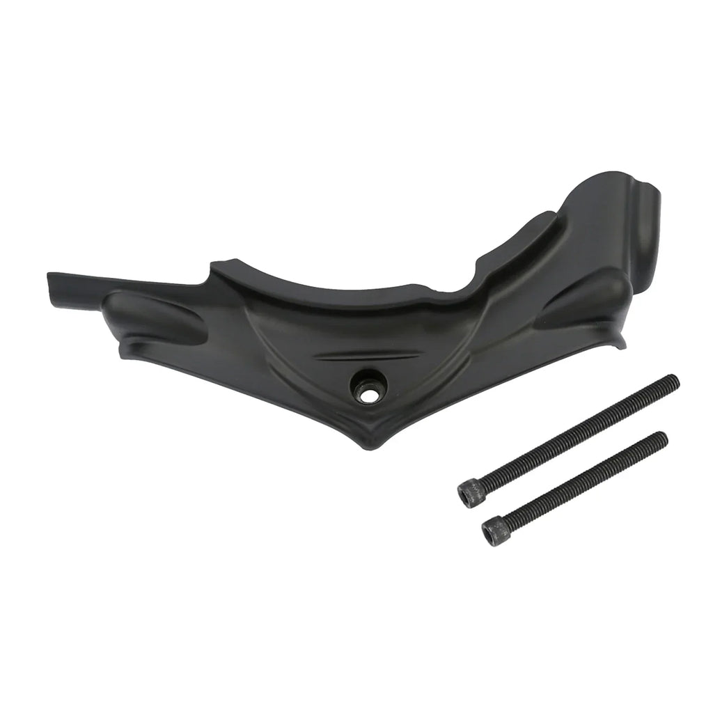 Black Cylinder Base Side Cover for Harley Touring, Dyna (2006-2016)