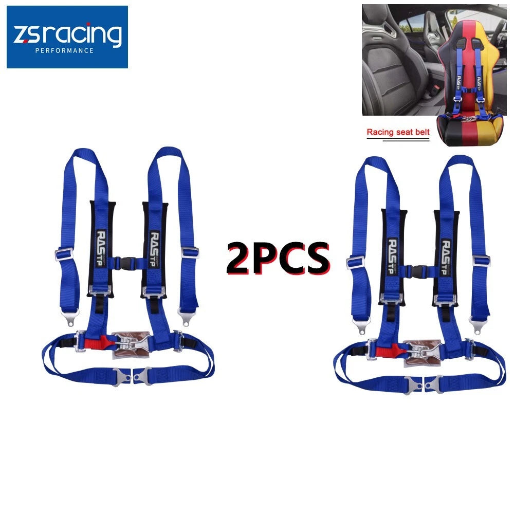 2X 4 Point Harness Racing Seat Belts for ATV UTV (Universal Fit)