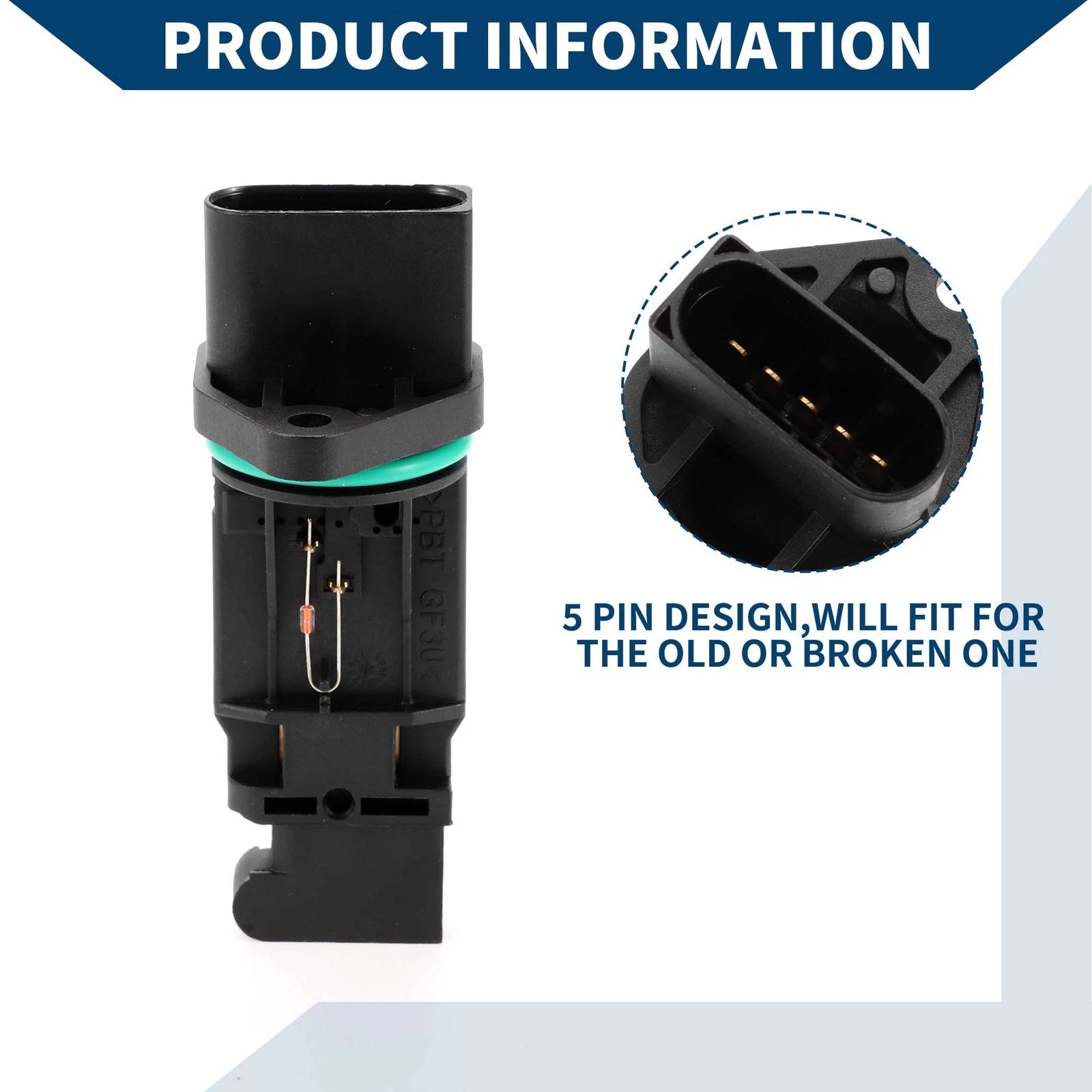 Mass Air Flow Sensor Meter No.077133471M for Audi RS4 (2007–2008) V8 4.2L