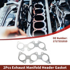 2X Exhaust Manifold Header Gasket for Toyota Tacoma (2006–2014) No.1717331010