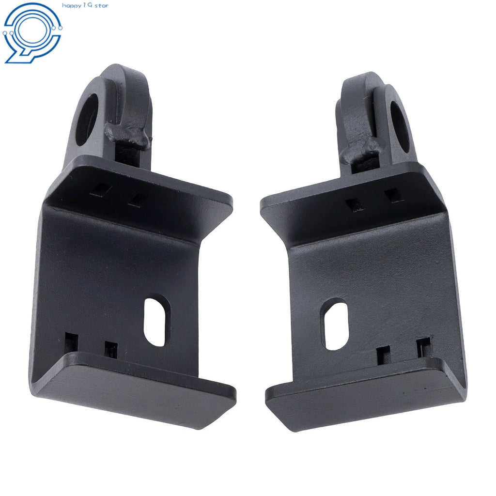 2X Black Front Tow Hook Brackets for Toyota Tacoma (2009-2023)