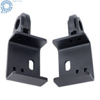 2X Black Front Tow Hook Brackets for Toyota Tacoma (2009-2023)