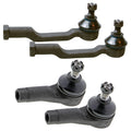 Set of 2 Mevotech Supreme Inner & Outer Steering Tie Rod Ends for B2000 B2200 B2600 (1986–1993)