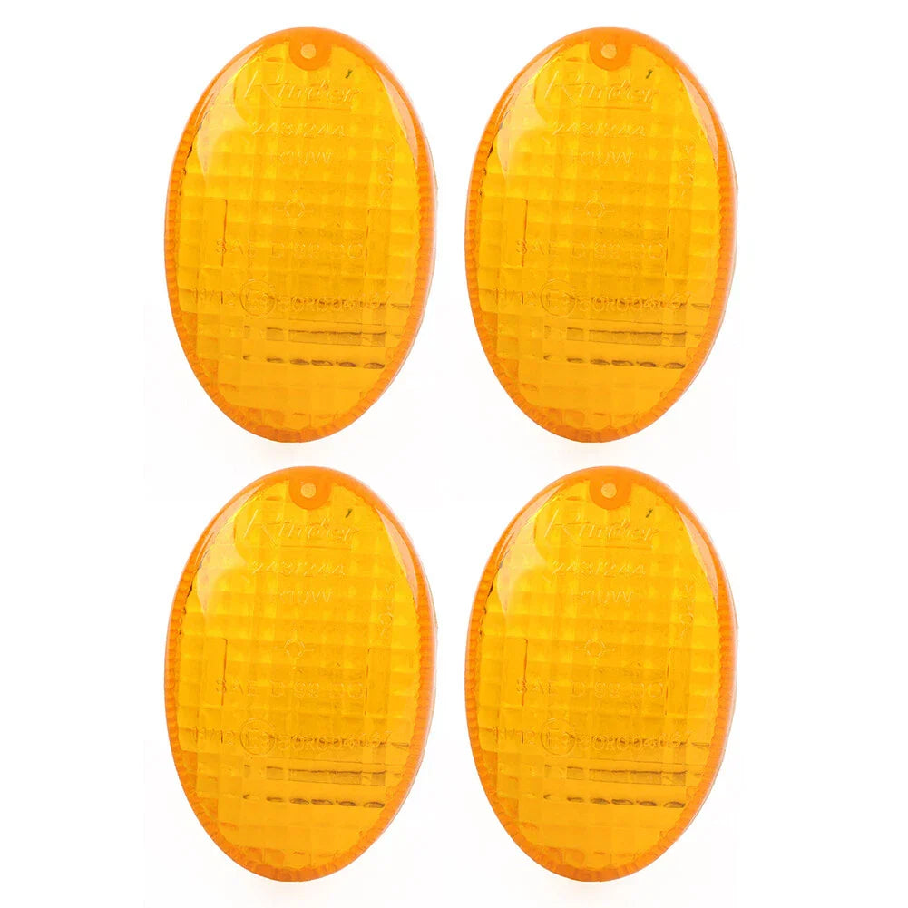4 x Motorcycle Turn Signal Light Lens for KAWASAKI EX250R NINJA 250R (2008-2012)