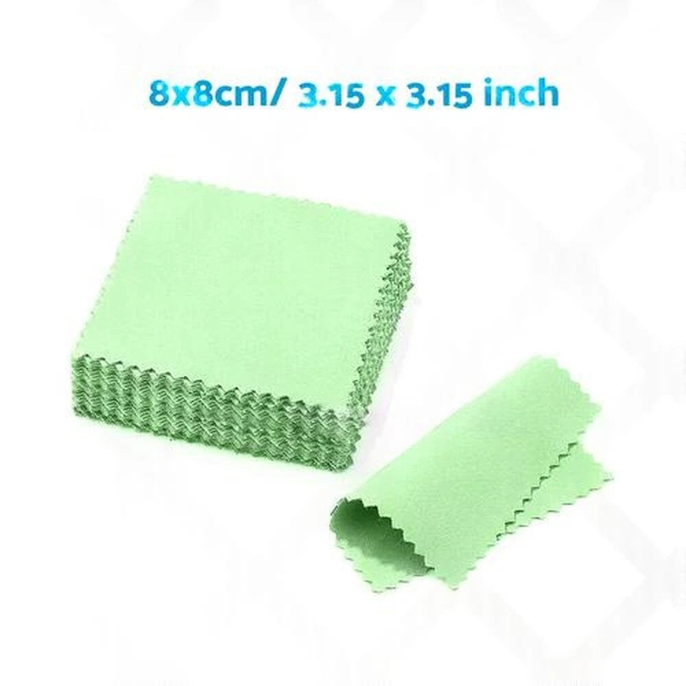 Silver Polishing Cloths Set of 4 for Jewelry Cleaning and Coin Polishing