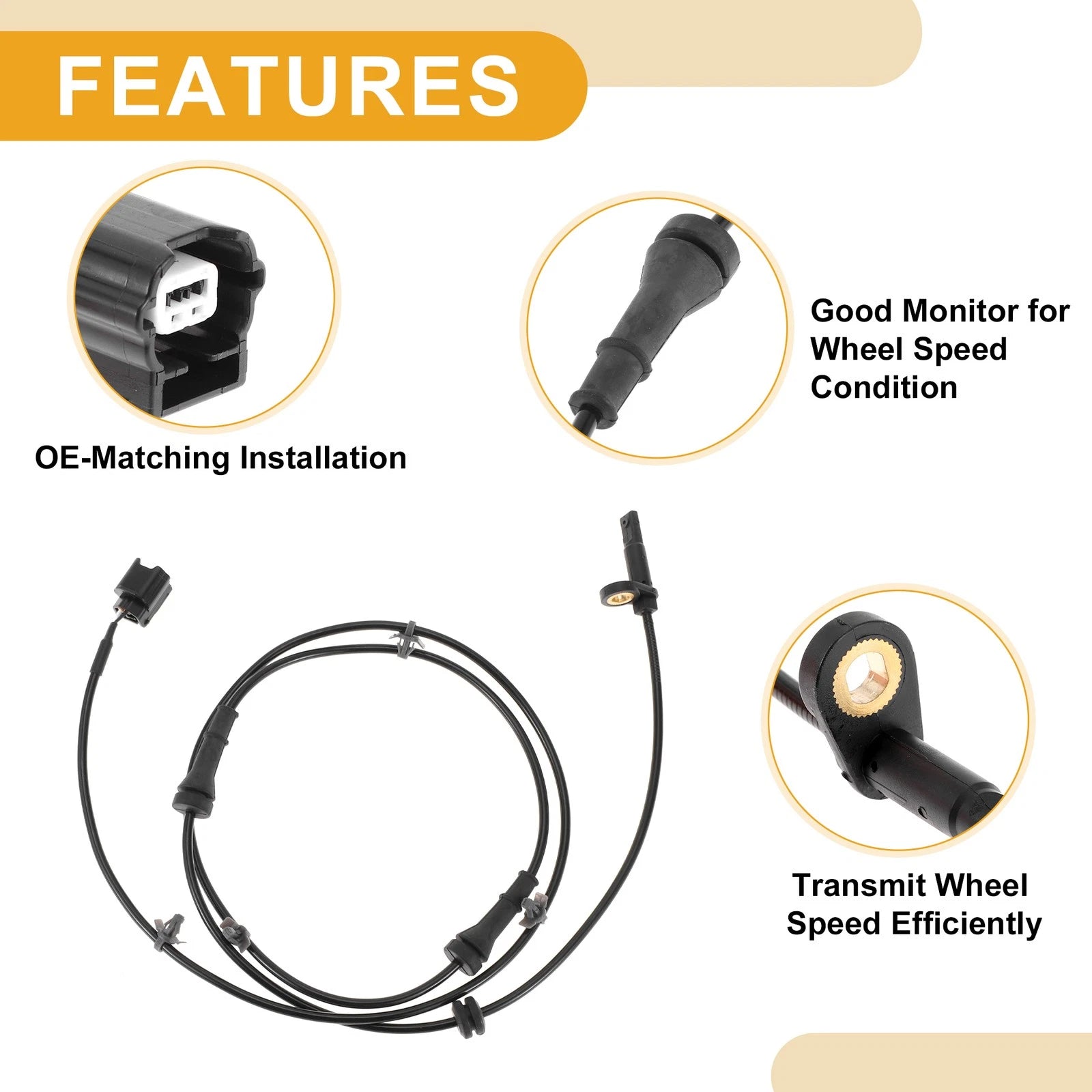 ABS Wheel Speed Sensor No.19316641 for Chevrolet City Express (2015–2018)