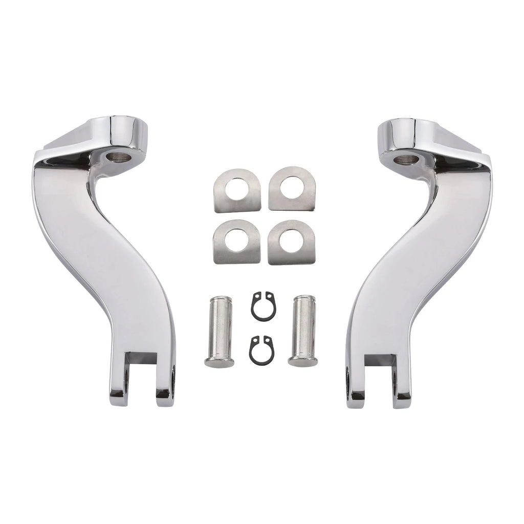Chrome Rear Footpeg Mount for Harley Touring Electra Street Glide (1993–2025)