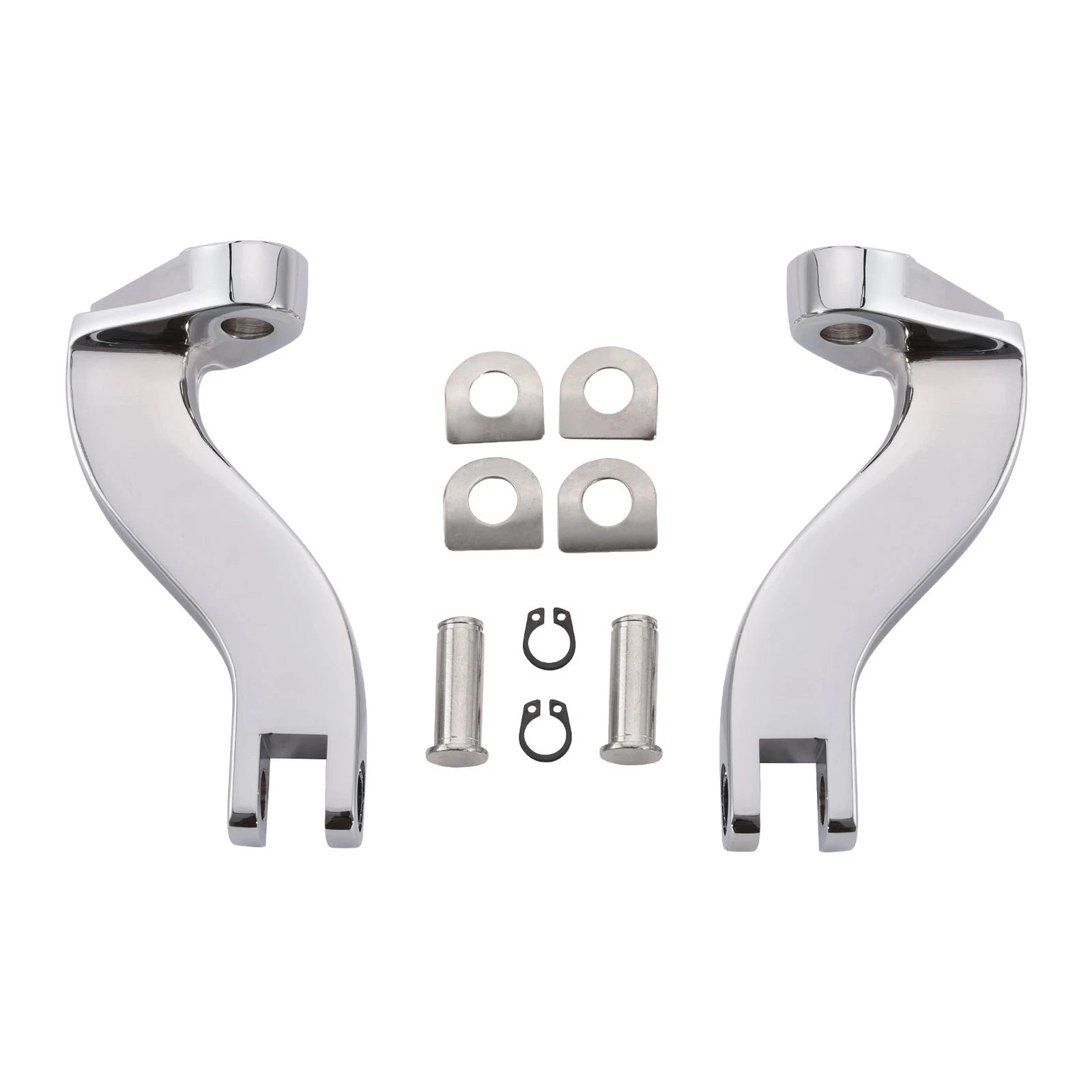 Chrome Rear Footpeg Mount for Harley Touring Electra Street Glide (1993–2025)