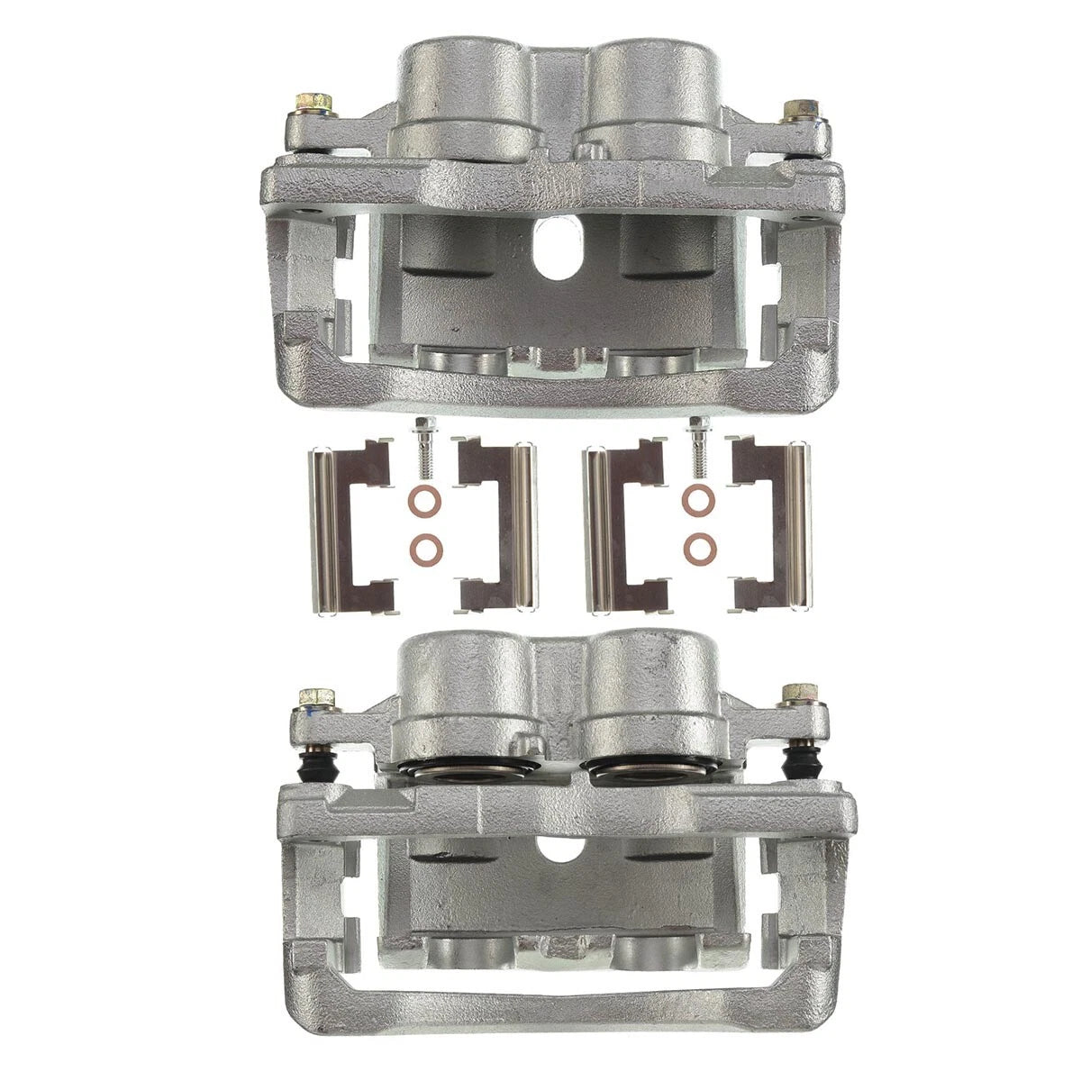 Set of 4 Brake Calipers with Bracket for Chevy Silverado 2500