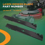 Set of 4 Mulching Blades for Toro Exmark ECKA30 (2010-2020)