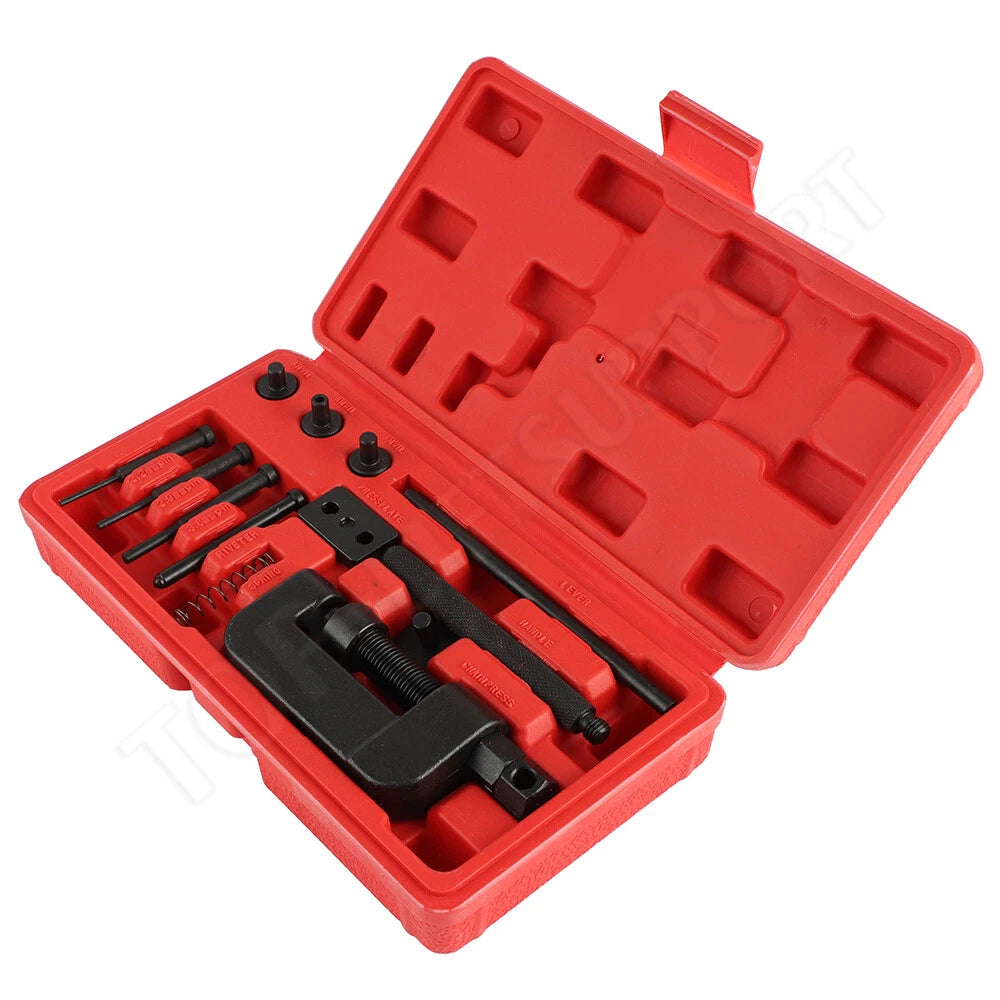 Chain Breaker & Riveting Tool for ATV/Bike/Motorcycle