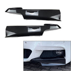 2X Front Bumper Lip Corner Splitter for BMW 3-Series F30 F31 (2012–2018)