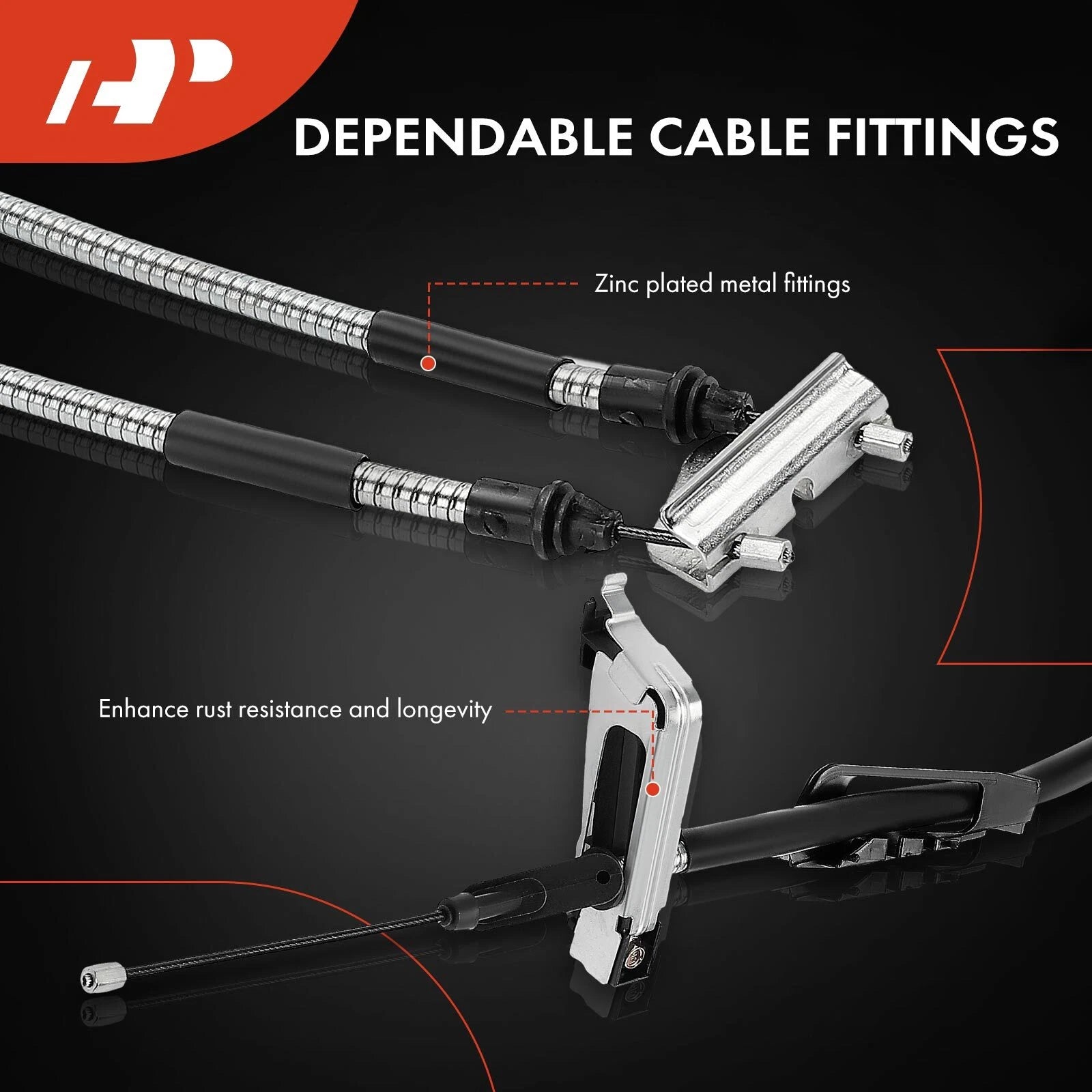 Intermediate Parking Brake Cable for Ford Focus (2000-2007)