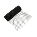 1.5in x 50ft Black Vinyl Coated Hardware Cloth for Chicken Rabbit (16 Gauge)