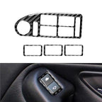 Carbon Fiber Window Lift Switch Button Cover Trim for BMW 5 Series M5 (1996–2003)