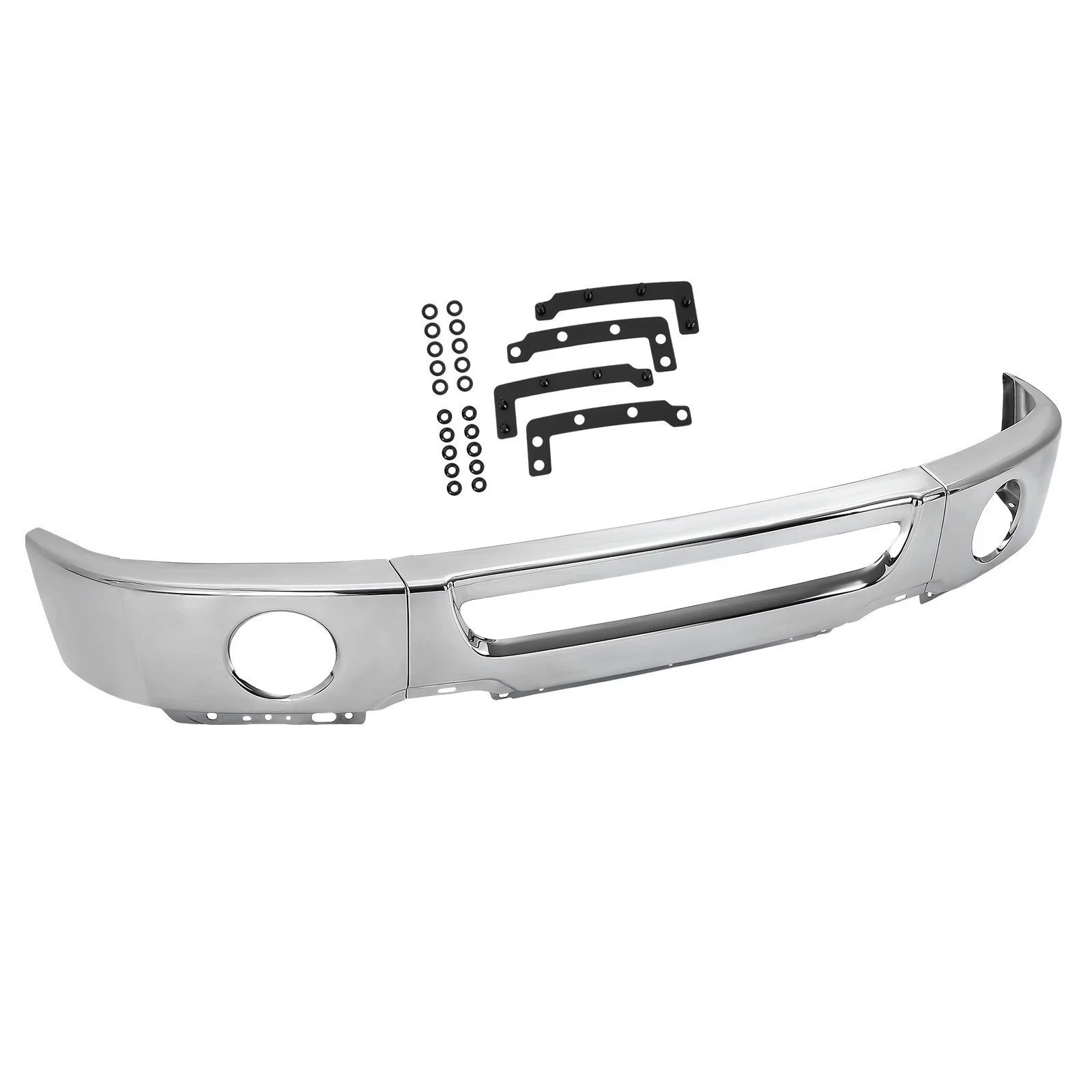 Steel Chrome Front Bumper for Ford F-150 (2006–2008) with Fog Light Holes