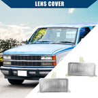Pair of Park Signal Lens Covers for Chevrolet Blazer (1983–1984) Clear