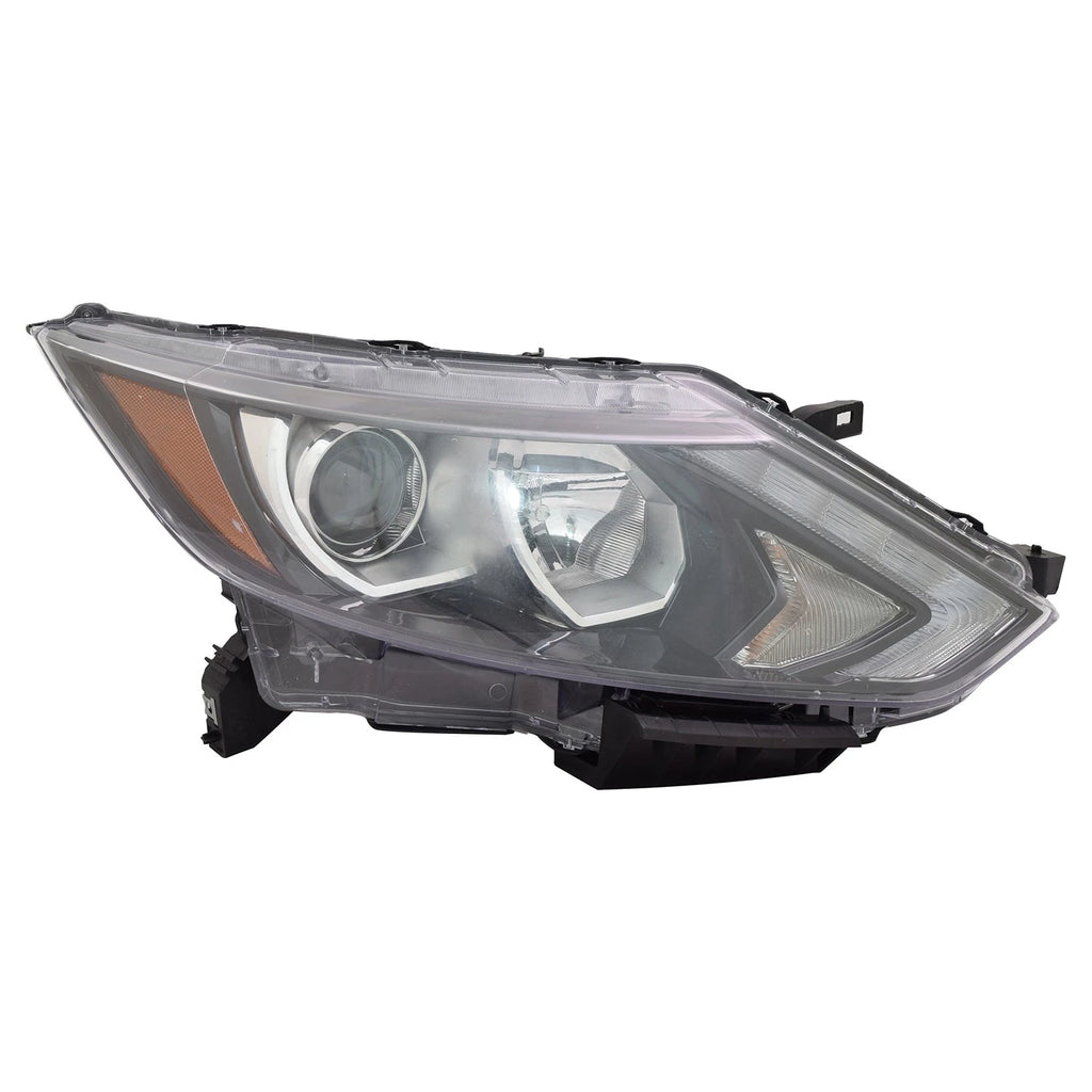 Replacement Passenger Side Halogen Headlight Assembly w/o LED