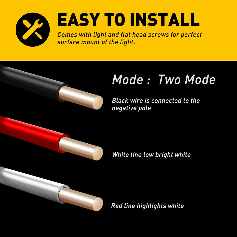 LED Side Marker Clearance Lights for Car Truck Trailer RV (Waterproof)