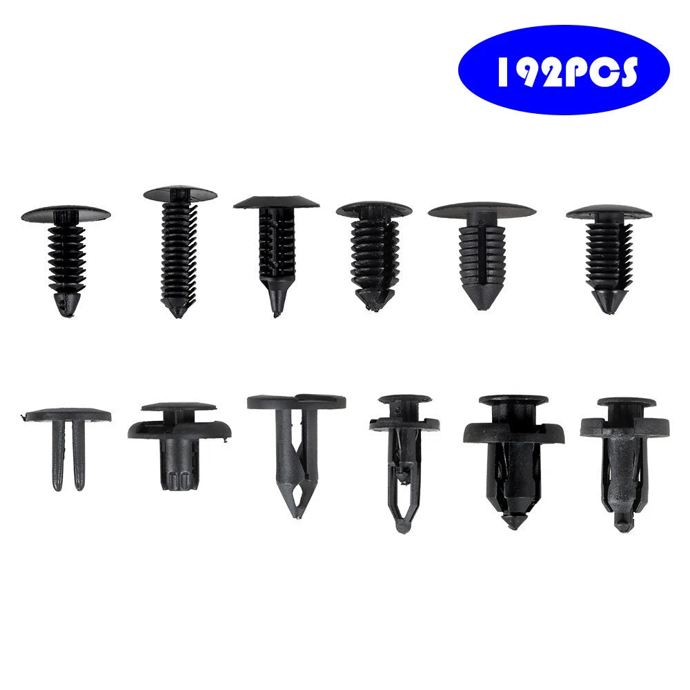192Pcs Push Retainer Kit for Automotive Fasteners