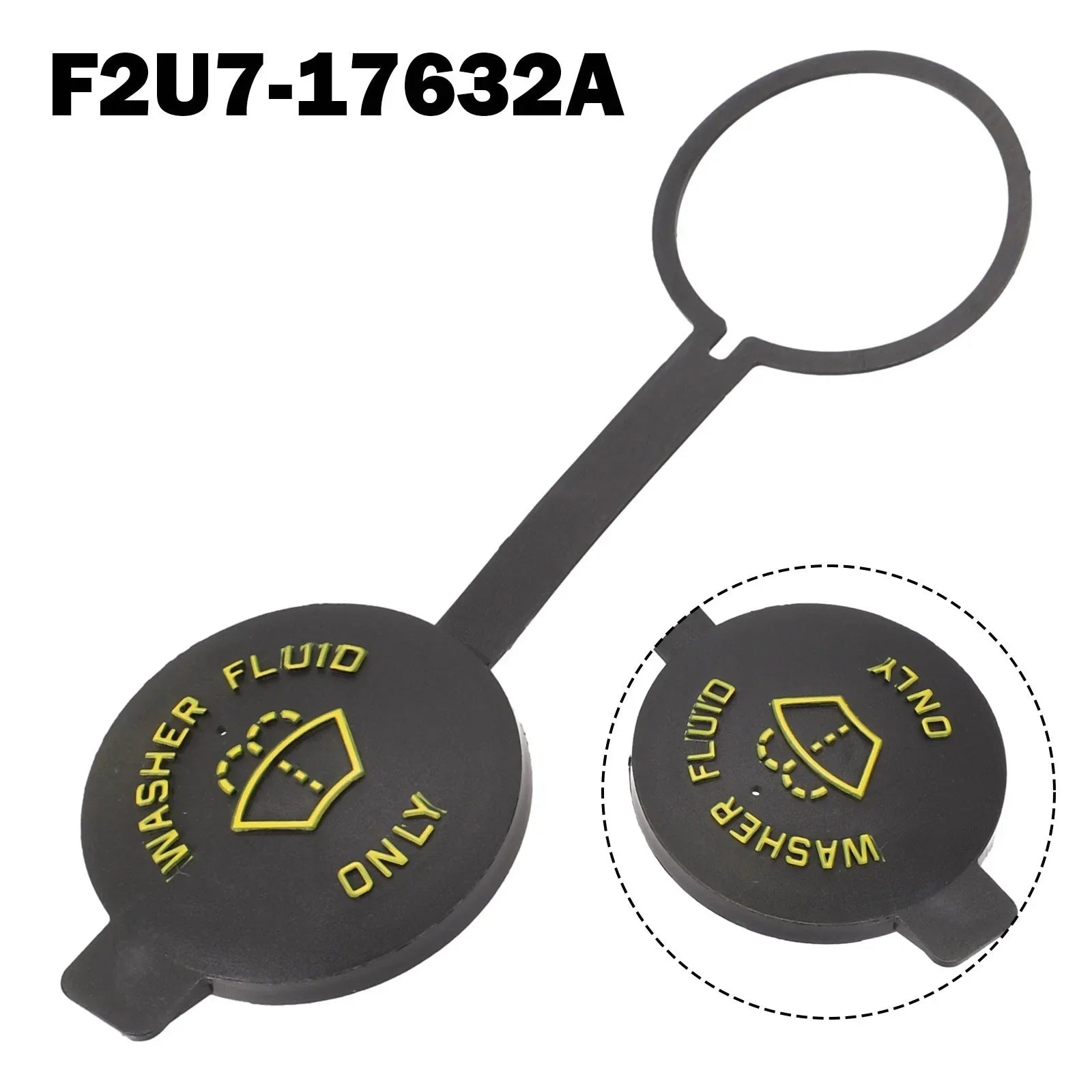 Reservoir Tank Cap 1PC Washer Fluid Front Windshield Replacement