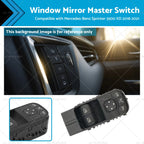 Window Mirror Control Switch for Mercedes Sprinter 3500 XD (2018–2021)