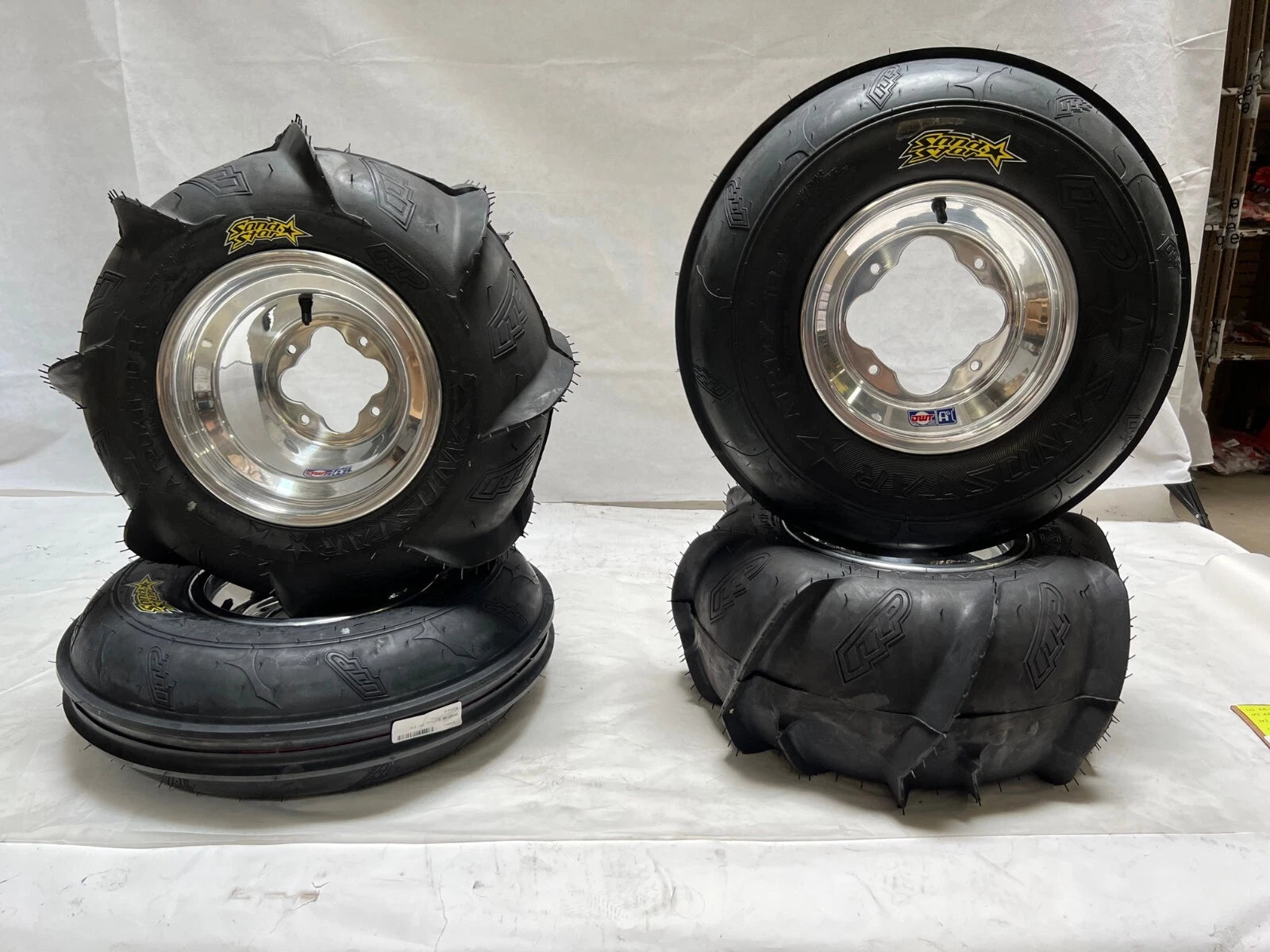 ITP Sand Star Paddle Tires for LTR450 LTZ400 KFX450R KFX400 (2006–2014)