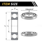 Deep Groove Ball Bearing 70x110x13mm for Scooter Skateboard (1 Pcs)
