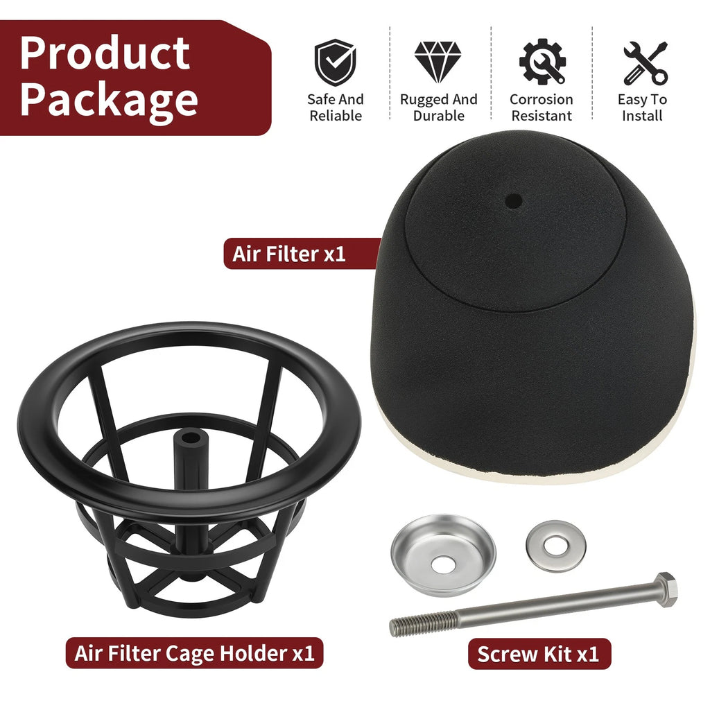 Air Filter & Intake Cage Holder for Yamaha YZ80 (1993–2001)