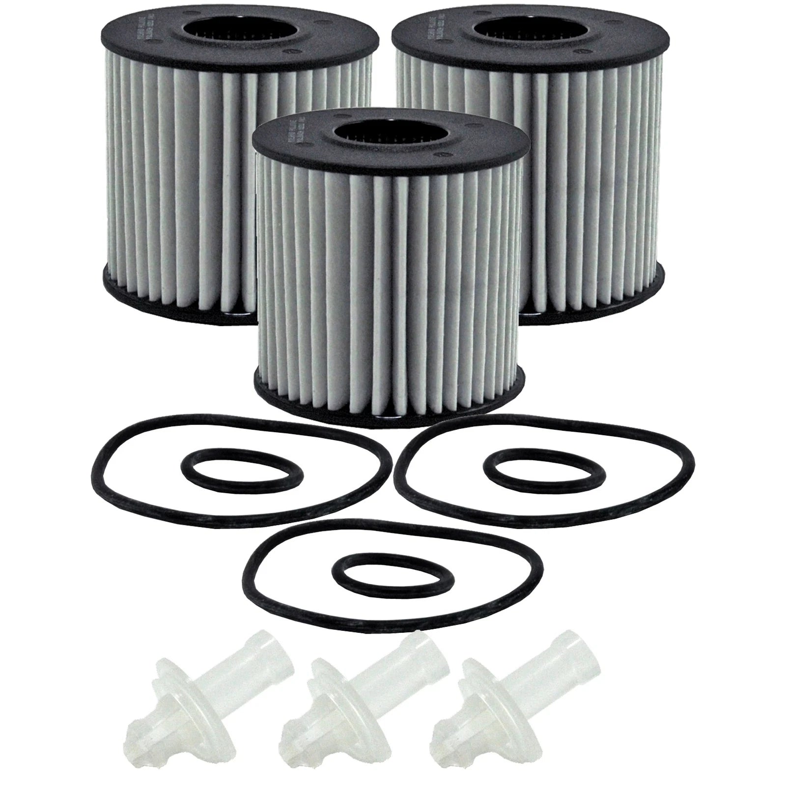 Set of 3 Wix XP Engine Oil Filters for Lexus Scion Toyota (Metal Free)